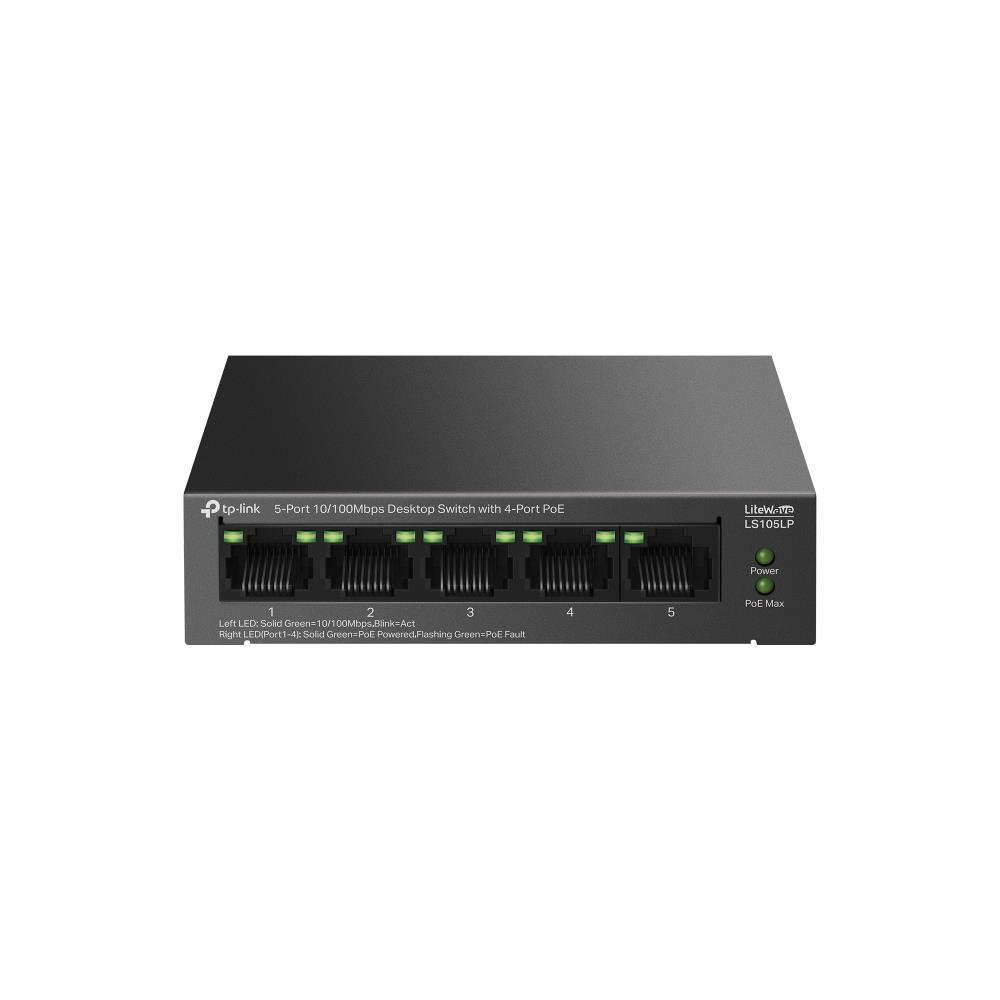 Switch|TP-LINK|LS105LP|PoE ports 4|LS105LP