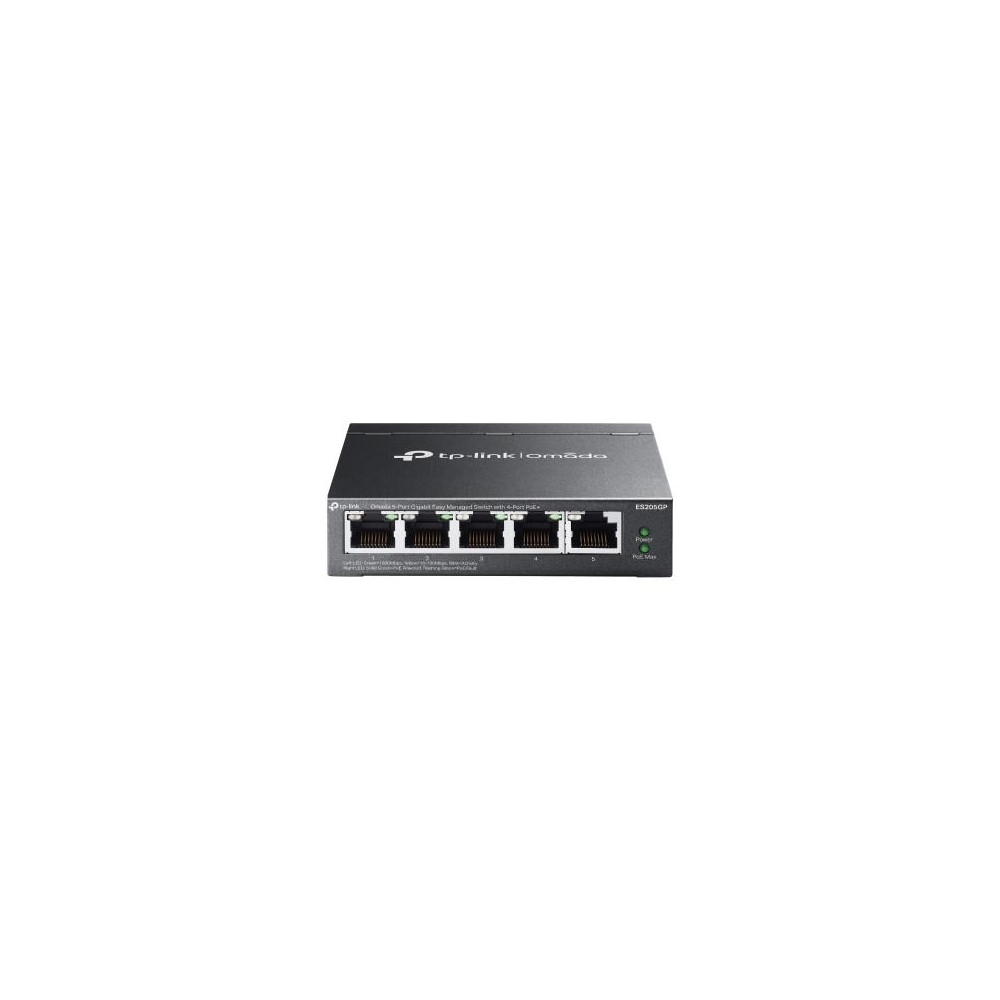 Switch|TP-LINK|OMADA|TP-LINK OMADA ES205GP|PoE ports 4|ES205GP