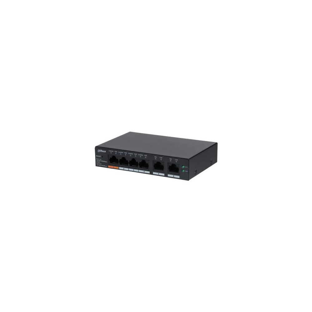 Switch|DAHUA|CS4006-4GT-60|Type L2|Desktop/pedestal|PoE ports 4|60 Watts|DH-CS4006-4GT-60