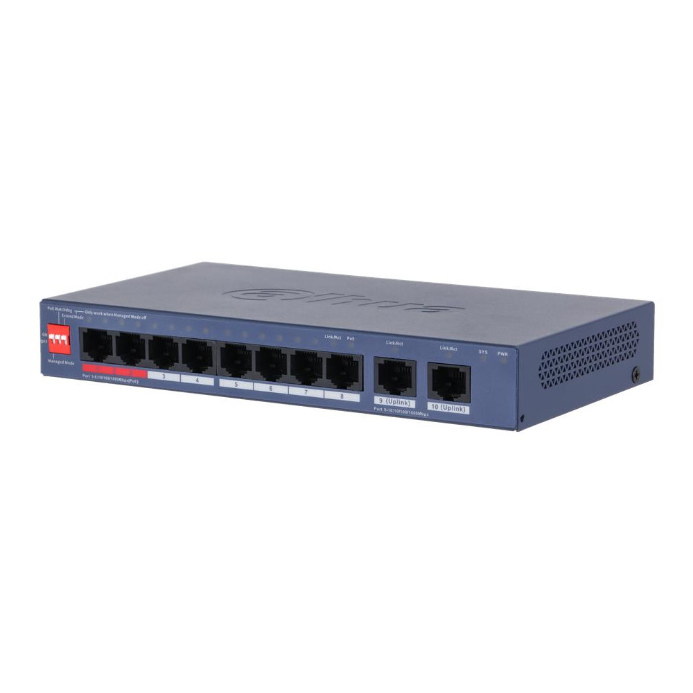 Switch|DAHUA|DH-CS4010-8ET2GT-110|Type L2|PoE ports 8|110 Watts|CS4010-8ET2GT-110