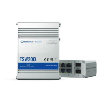 Switch|TELTONIKA|TSW200|PoE ports 8|240 Watts|TSW200