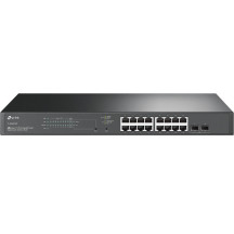 Switch|TP-LINK|JetStream|TL-SG2218P|Desktop/pedestal|16x10Base-T / 100Base-TX / 1000Base-T|2xSFP|PoE+ ports 16|150 Watts|TL-SG22