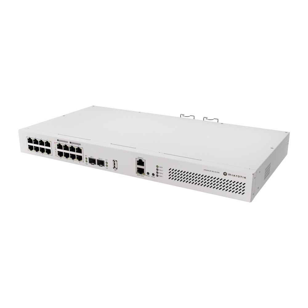Switch|MIKROTIK|CRS418-8P-8G-2S+RM|Type L3|PoE ports 8|CRS4188P8G-2S+5AXQ2AXQ-RM