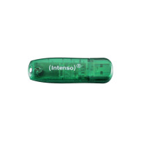 MEMORY DRIVE FLASH USB2 8GB/GREEN 3502460 INTENSO