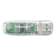 MEMORY DRIVE FLASH USB2 32GB/TRANSPARENT 3502480 INTENSO