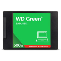 SSD|SANDISK|Green|POWERED BY SANDISK|500 GB|Serial ATA III|Read speed 545 MB/s|2.5"|WDS500G5G0A