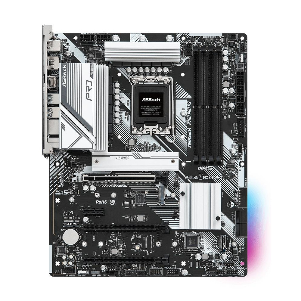 Mainboard|ASROCK|Intel B760 Express|LGA1700|ATX|Memory DDR5|Memory slots 4|1xPCI-Express 3.0 1x|1xPCI-Express 3.0 16x|1xPCI-Expr