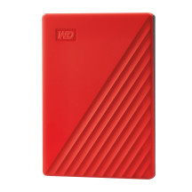 External HDD|WESTERN DIGITAL|My Passport|4TB|USB 2.0|USB 3.0|USB 3.2|Colour Red|WDBPKJ0040BRD-WESN
