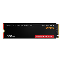 SSD|SANDISK|Read speed 6800 MB/s|Write speed 5800 MB/s|NVMe Yes|PCI Express 4.0|M.2|500 GB|POWERED BY SANDISK|Black SN7100|WDS50