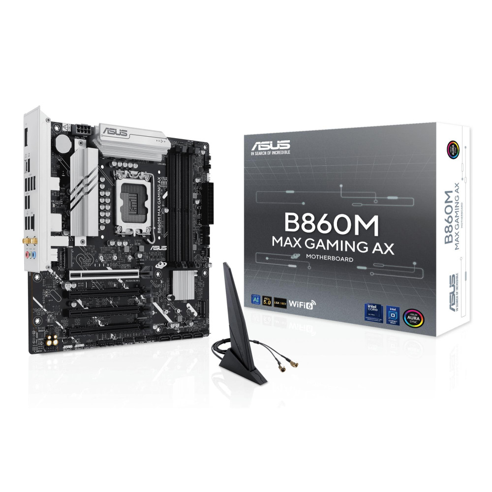 Mainboard|ASUS|Intel B860 Express|LGA1851|Micro-ATX|Memory DDR5|Memory slots 4|B860MMAXGAMINGAX