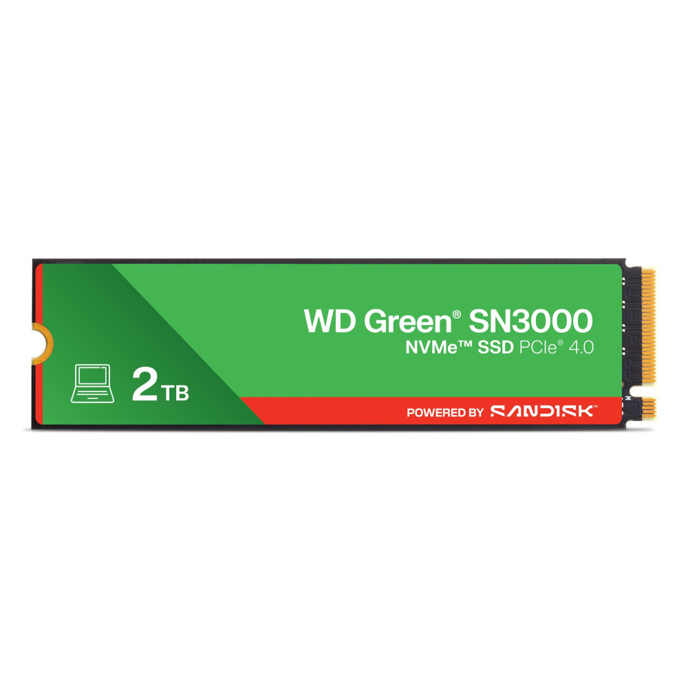 SSD|SANDISK|Read speed 5000 MB/s|Write speed 4200 MB/s|NVMe Yes|PCI Express 4.0|M.2|2048 GB|POWERED BY SANDISK|Green|WDS200T4G0E