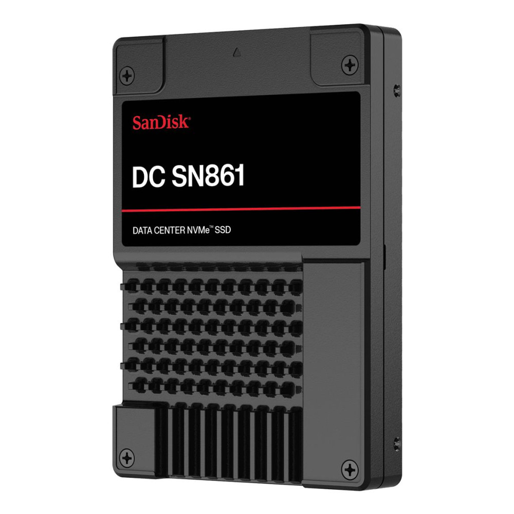 SSD|SANDISK|DC SN861|3.84TB|U.2|PCIe Gen5|NVMe|Write speed 7200 MBytes/sec|Read speed 13700 MBytes/sec|15mm|SDS6BA138PSP9X30TS25