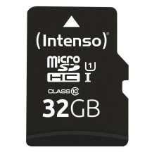 MEMORY MICRO SDHC 32GB UHS-I/W/ADAPTER 3423480 INTENSO