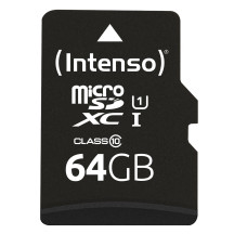 MEMORY MICRO SDXC 64GB UHS-I/W/ADAPTER 3423490 INTENSO