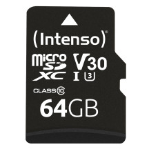 MEMORY MICRO SDXC 64GB C10/W/ADAPTER 3433490 INTENSO