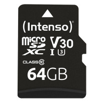 MEMORY MICRO SDXC 64GB C10/W/ADAPTER 3433490 INTENSO