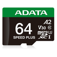 MEMORY MICRO SDXC 64GB UHS-I/UD64GUI3V30A2SP-RA1 ADATA