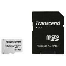 MEMORY MICRO SDXC 256GB W/ADAP/C10 TS256GUSD300S-A TRANSCEND