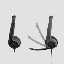 Logitech H390 USB Laidinės ausinės, USB Type-A, Juoda