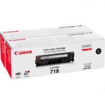 Canon CRG 718 (2662B005) (2662B017) Dviguba pakuotė juoda kasetė lazeriniams spausdintuvams