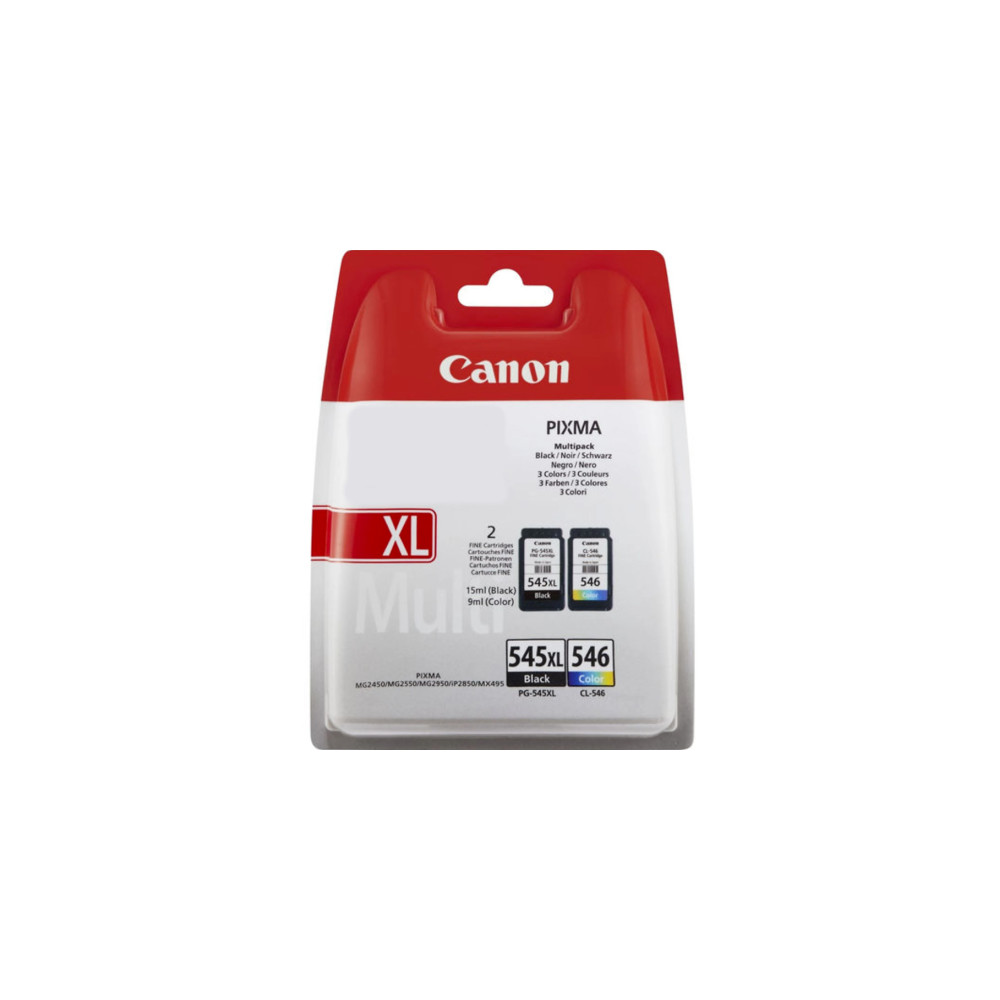 Canon PG-545XL/CL-546 (8286B010) Rašalinių kasečių komplektas, BK/CMY