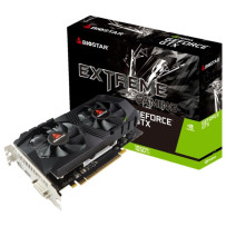 Graphics Card|BIOSTAR|NVIDIA GeForce GTX 1050 TI|4 GB|GDDR5|128 bit|PCIE 3.0 16x|Memory 7008 MHz|GPU 1291 MHz|Dual Slot Fansink|