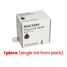 Ricoh Priport HQ-40 (817225) Rašalinė kasetė, Juoda (1 vnt)