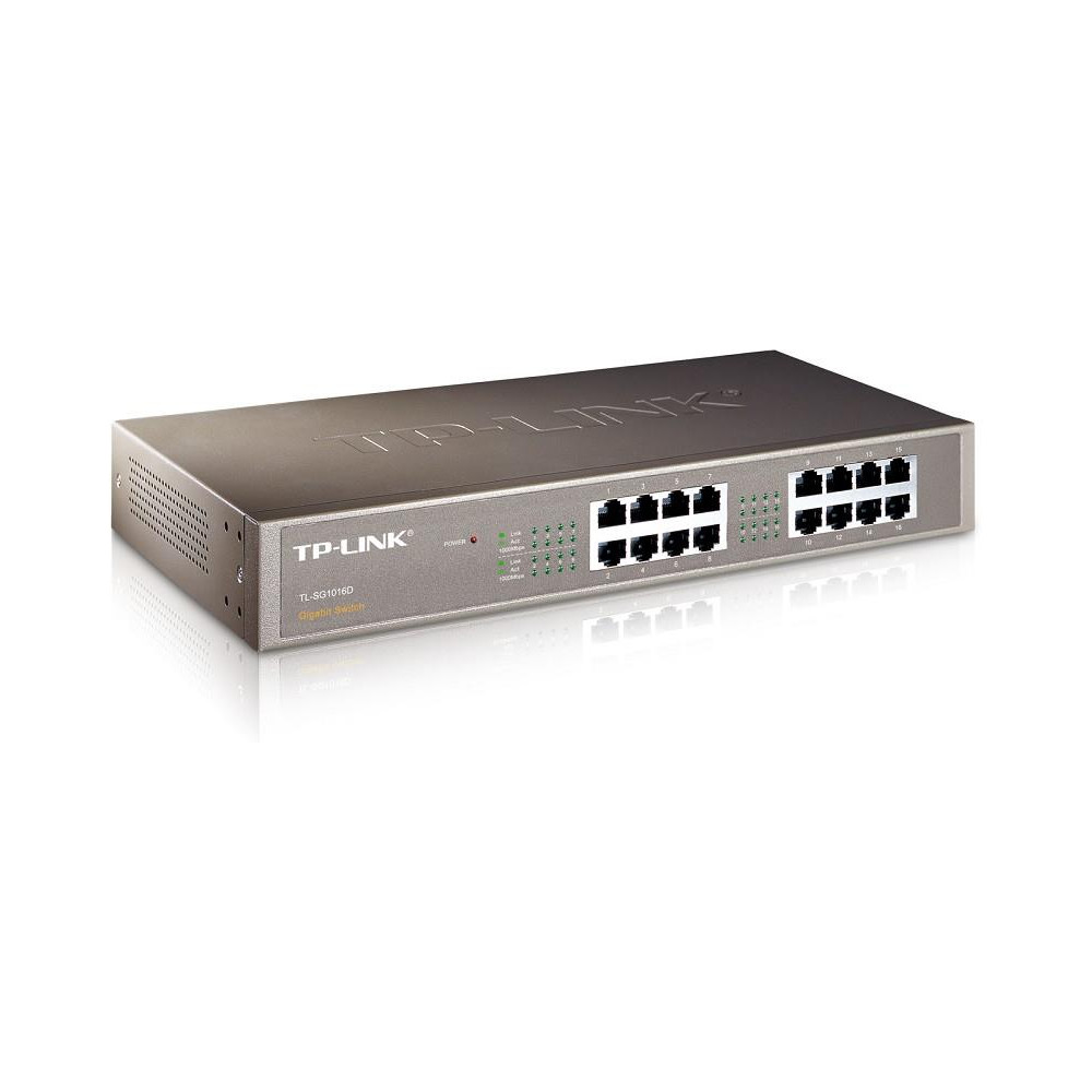 Switch|TP-LINK|16x10Base-T / 100Base-TX / 1000Base-T|TL-SG1016D