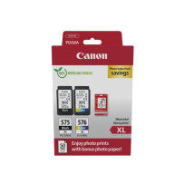 Canon PG-575XL/CL-576XL (5437C006) Photo value pack Rašalinių kasečių komplektas, BK/CMY