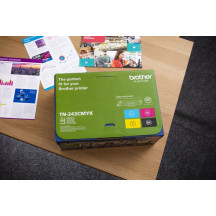 Brother TN-243CMYK (TN243CMYK) Lazerinė kasetė, Juoda, Žydra, Purpurinė, Geltona