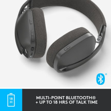 Logitech Zone Vibe 100 Belaidės ausinės, Bluetooth, Graphite (SPEC)