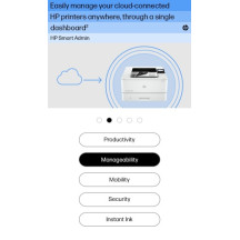 HP LaserJet Pro 4002dw Spausdintuvas lazerinis nespalvotas A4 40ppm USB Wi-Fi Ethernet LAN Bluetooth