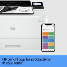HP LaserJet Pro 4002dw Spausdintuvas lazerinis nespalvotas A4 40ppm USB Wi-Fi Ethernet LAN Bluetooth
