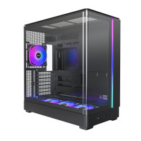 Case|MONTECH|micro ATX/Mini-ITX|Black|Midi Tower|PC|KING 45 PRO|KING45PRO(B)