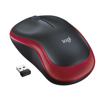 MOUSE USB OPTICAL WRL M185/RED 910-002237 LOGITECH