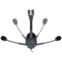HEADSET STEREO H111/GREY 981-000593 LOGITECH