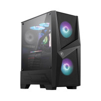 Case|MSI|MAG Forge 100R|MidiTower|Not included|ATX|MicroATX|MiniITX|Colour Black|MAGFORGE100R